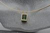 Green Tourmaline Pendant PG001 in 18kt Gold