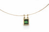 Green Tourmaline Pendant PG001 in 18kt Gold