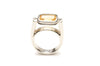Ring R060 OYSTER with Citrine